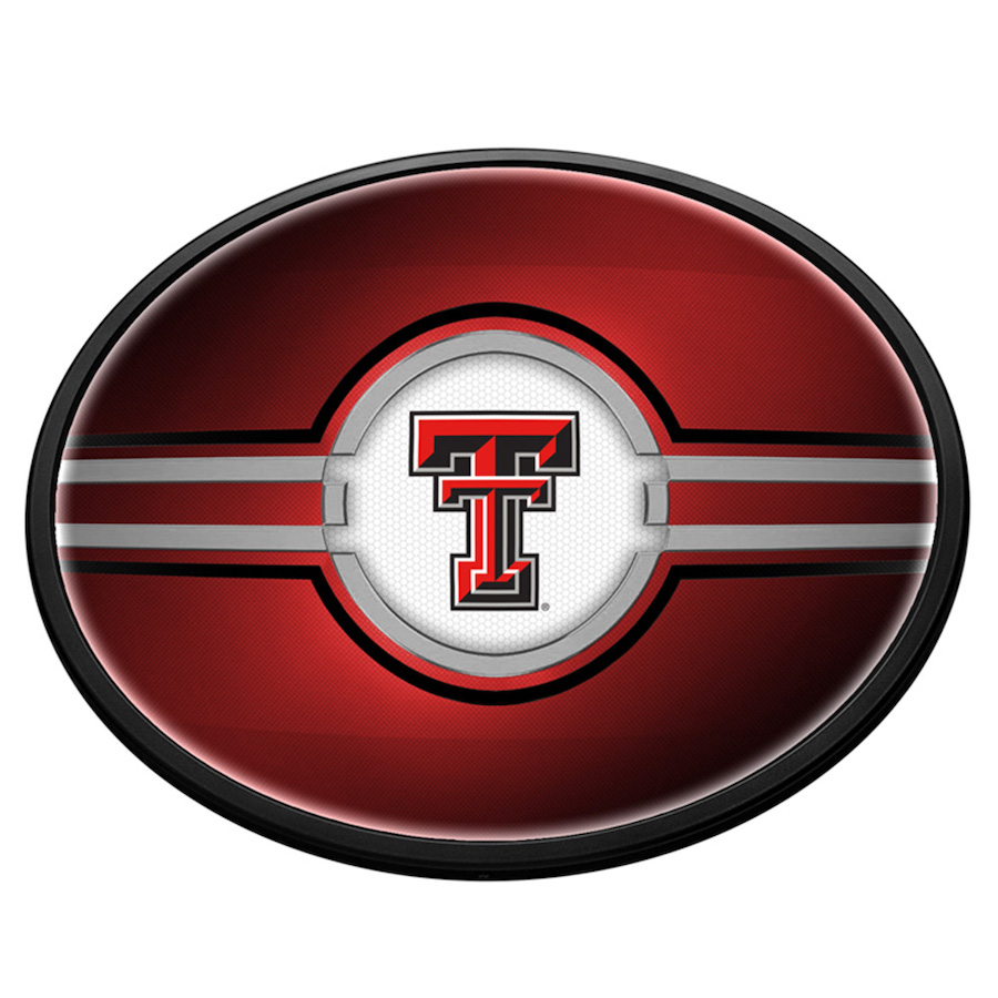 Texas Tech Red Raiders Slimline LED Wall Sign ~ OVAL PRIMARY