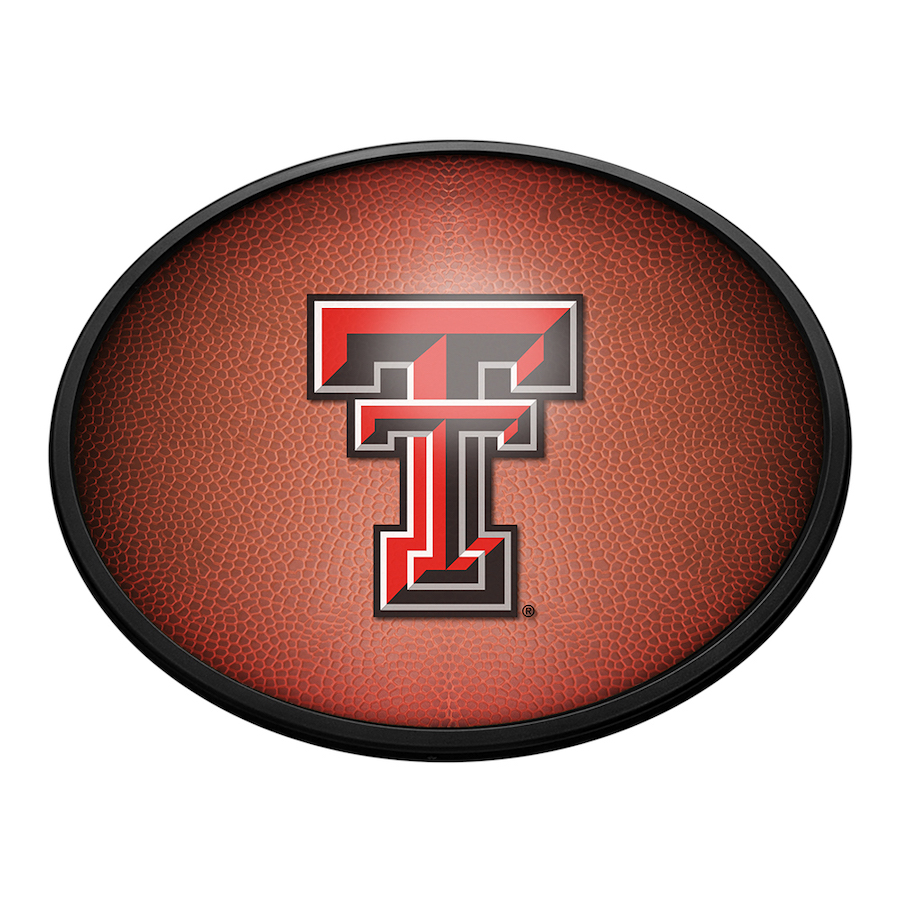 Texas Tech Red Raiders PIGSKIN Slimline LED Wall Sign ~ OVAL