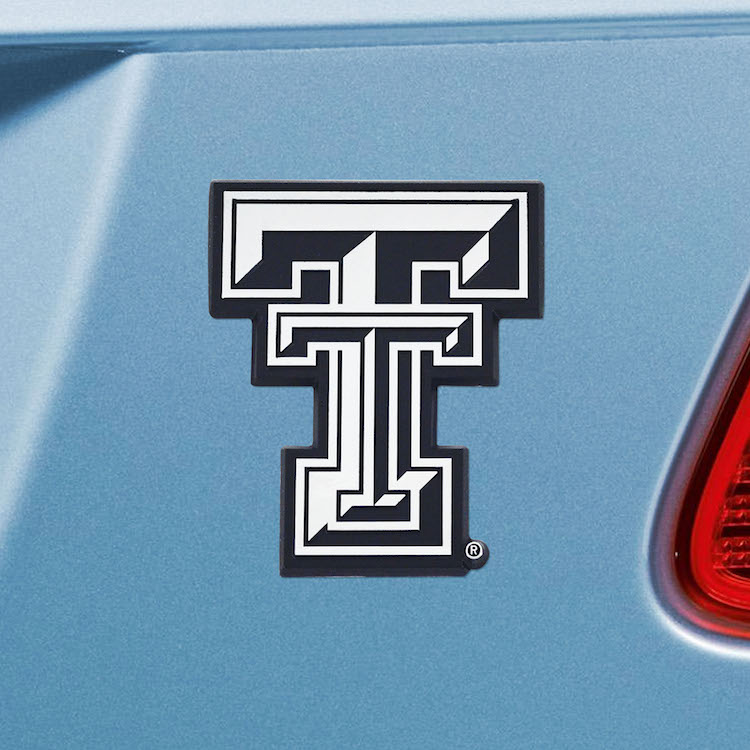 Texas Tech Red Raiders Metal Auto Emblem