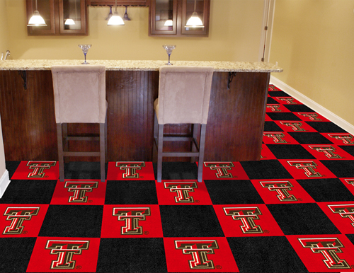 Texas Tech Red Raiders Carpet Tiles 18x18 in.