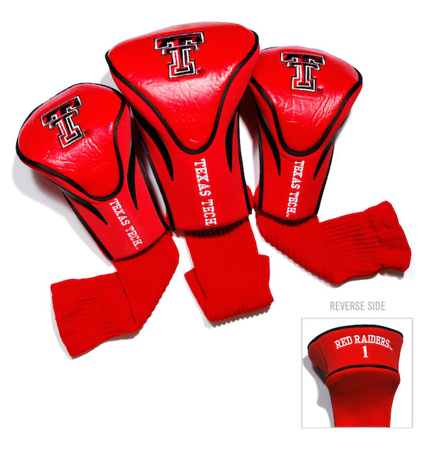 Texas Tech Red Raiders 3 Pack Contour Headcovers