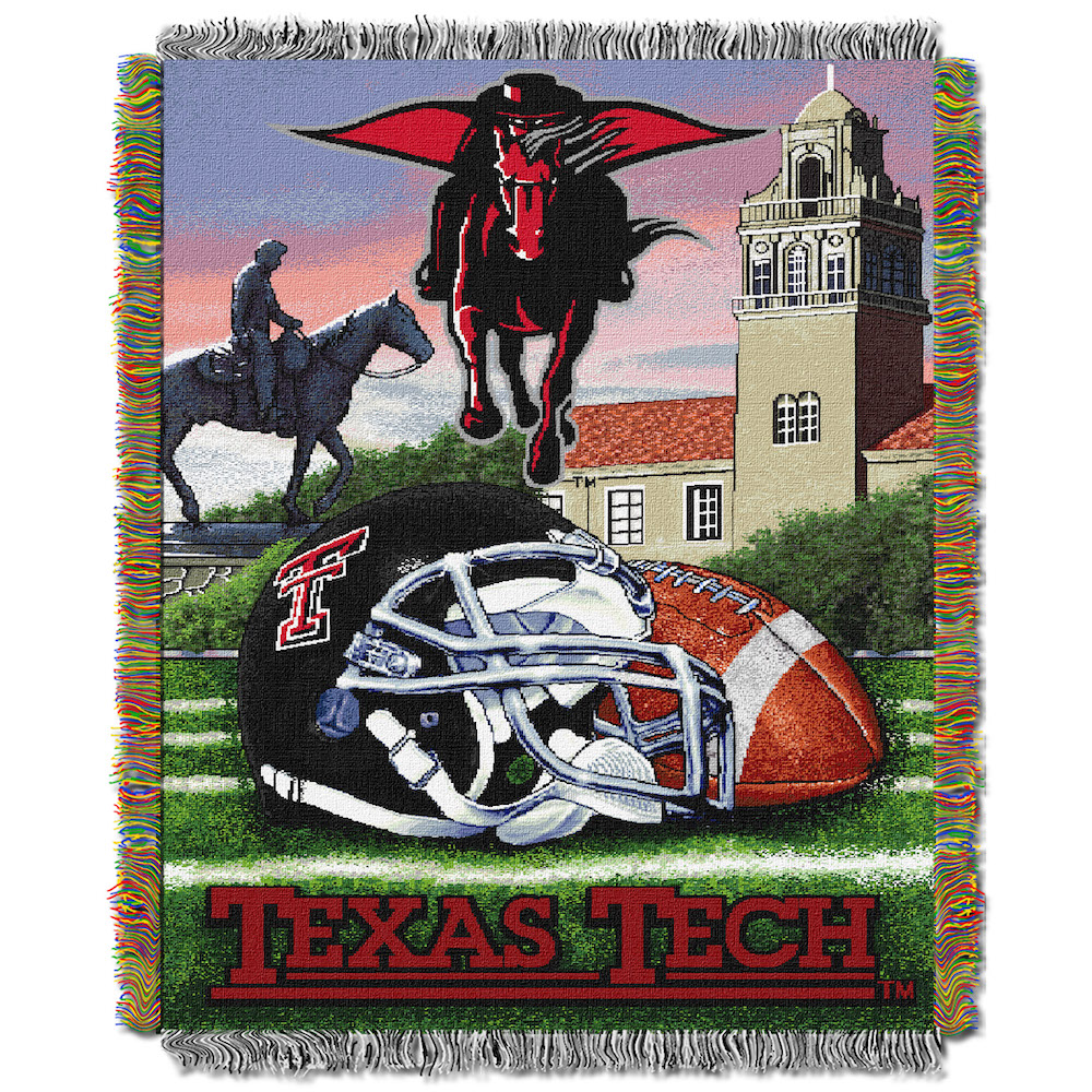 Texas Tech Red Raiders Home Field Advantage Series Tapestry Blanket 48 x 60