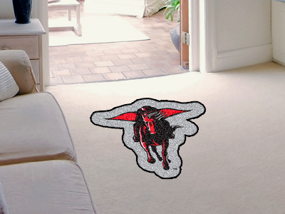 Texas Tech Red Raiders MASCOT 36 x 48 Floor Mat