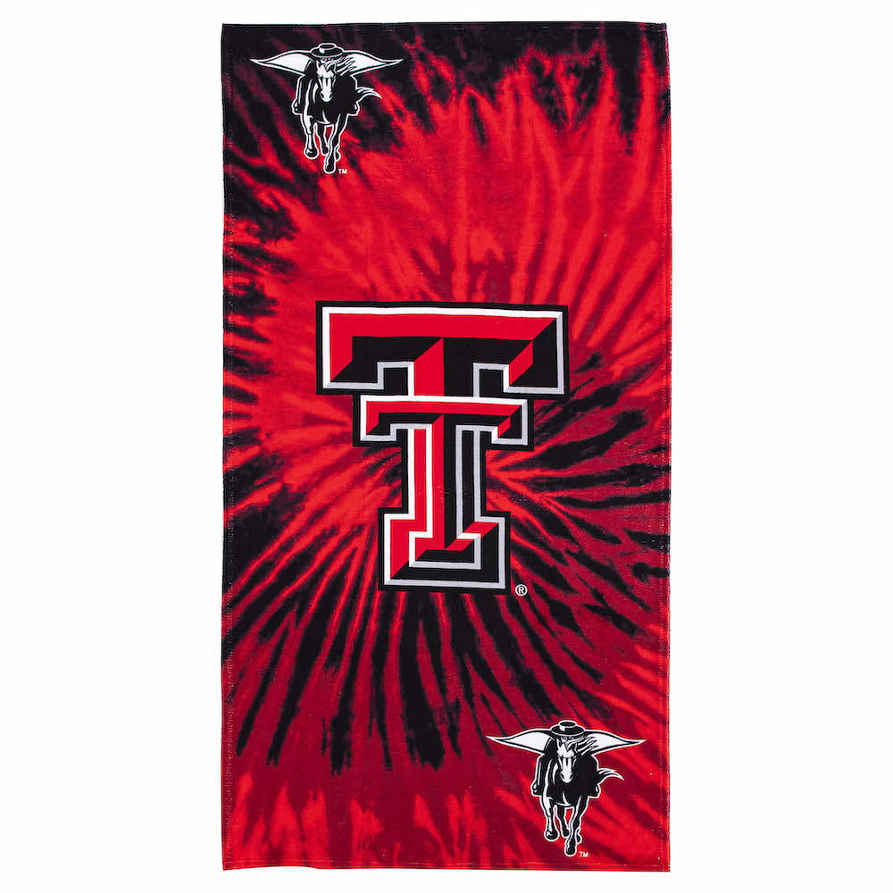 Texas Tech Red Raiders Pyschedelic 30x60 Beach Towel