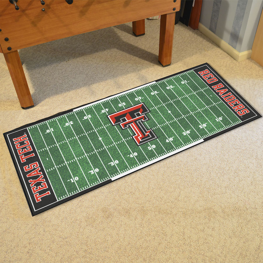 Texas Tech Red Raiders 30 x 72 Football Field Carpet Runner