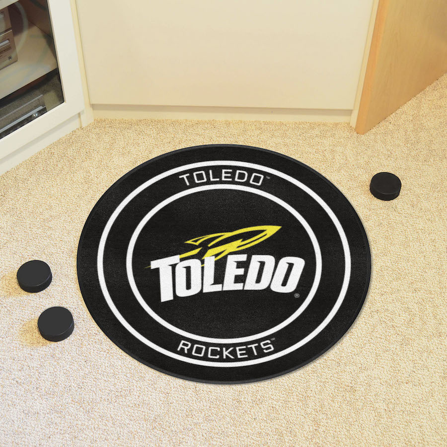 Toledo Rockets Round Hockey Puck Mat