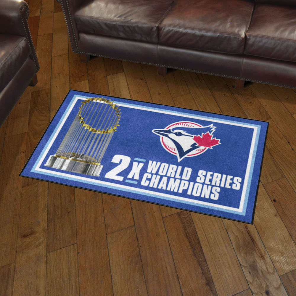 Toronto Blue Jays 3 x 5 DYNASTY Area Rug