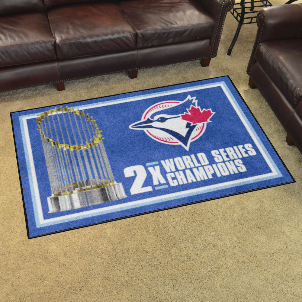 Toronto Blue Jays 4 x 6 DYNASTY Area Rug