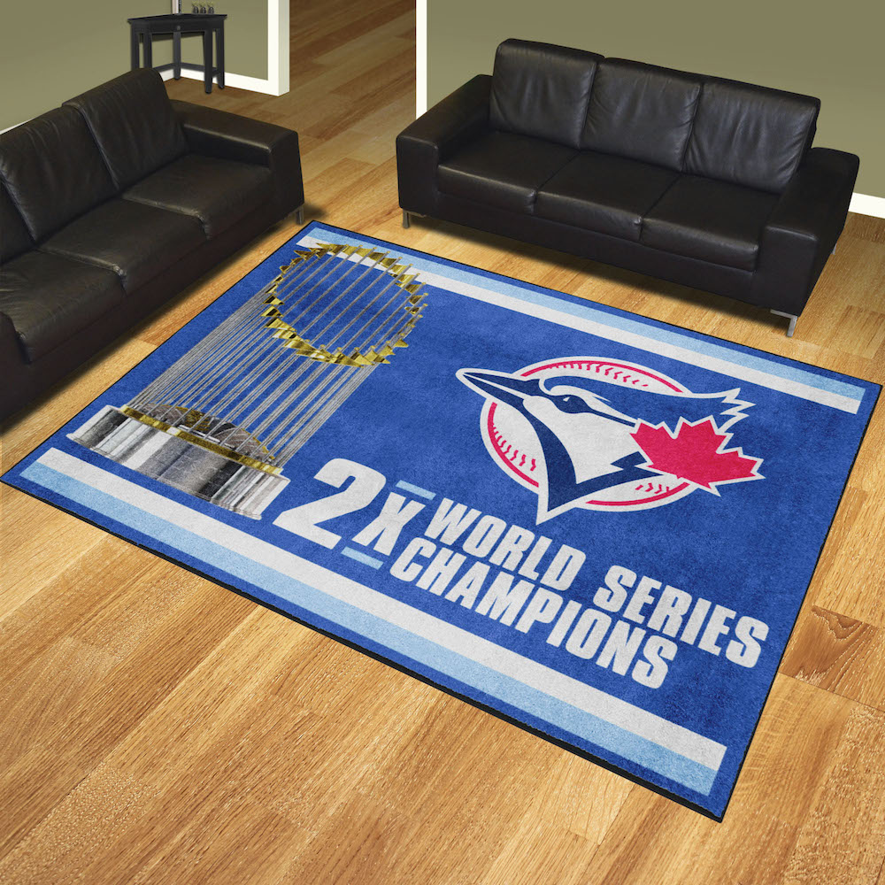 Toronto Blue Jays 8 x 10 DYNASTY Area Rug