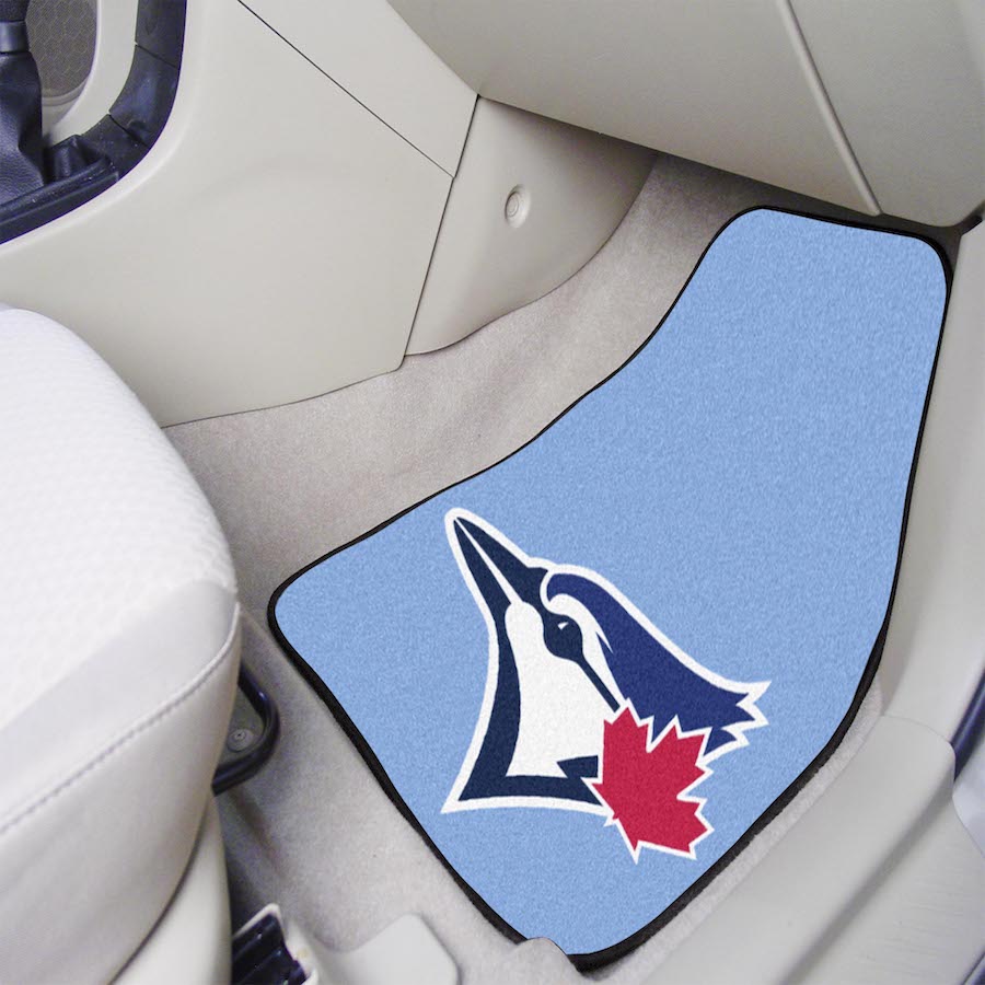 Toronto Blue Jays ALT LOGO Car Floor Mats 18 x 27 Carpeted-Pair