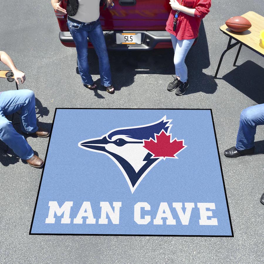 Toronto Blue Jays ALT LOGO MAN CAVE TAILGATER 60 x 72 Rug