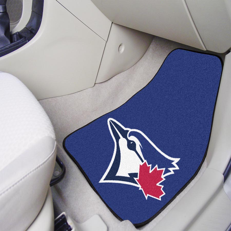 Toronto Blue Jays Car Floor Mats 18 x 27 Carpeted-Pair