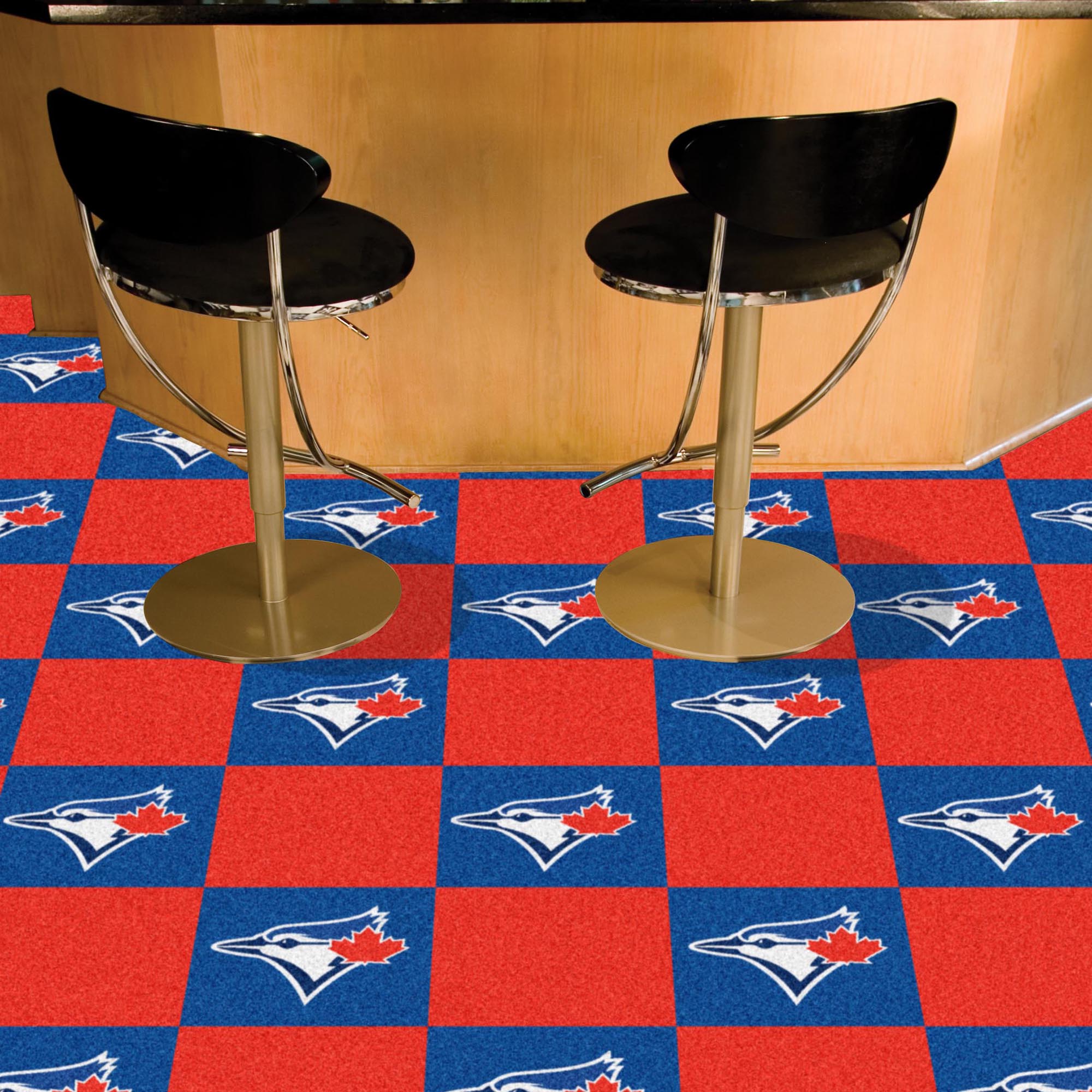 Toronto Blue Jays Carpet Tiles 18x18 in.