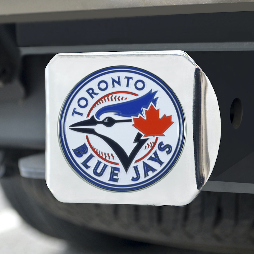 Toronto Blue Jays Color Chrome Trailer Hitch Cover