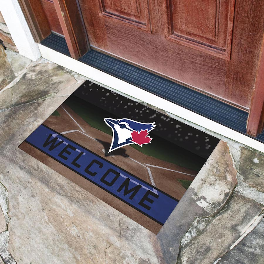 Toronto Blue Jays Recycled Crumb Rubber Door Mat