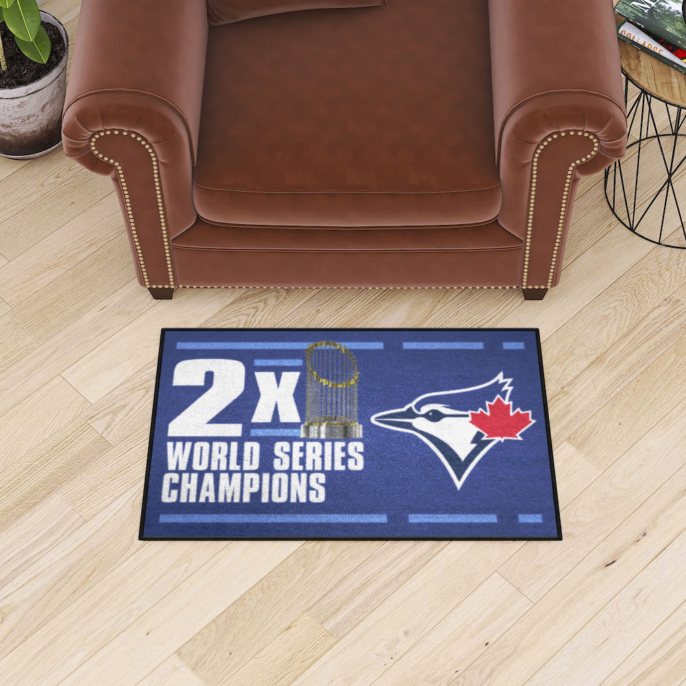 Toronto Blue Jays DYNASTY Floor Mat - 20 x 30 inch Starter style