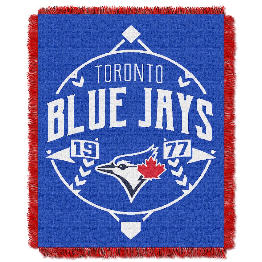 Toronto Blue Jays MLB Double Play Tapestry Blanket 48 x 60