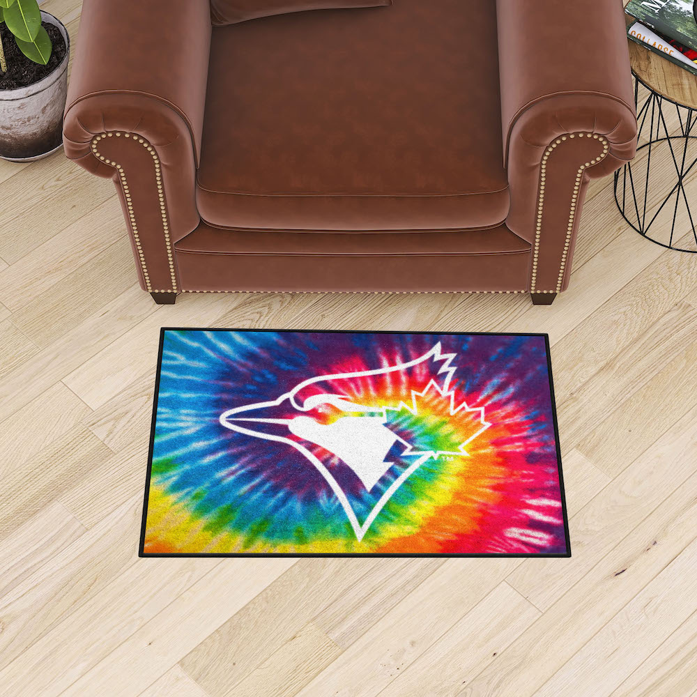 Toronto Blue Jays TIE-DIE 20 x 30 Starter Floor Mat