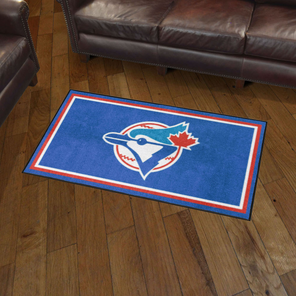 Toronto Blue Jays MLBCC Vintage 3x5 Area Rug Throwback Logo