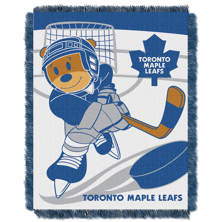 Toronto Maple Leafs Woven Baby Blanket 36 x 48