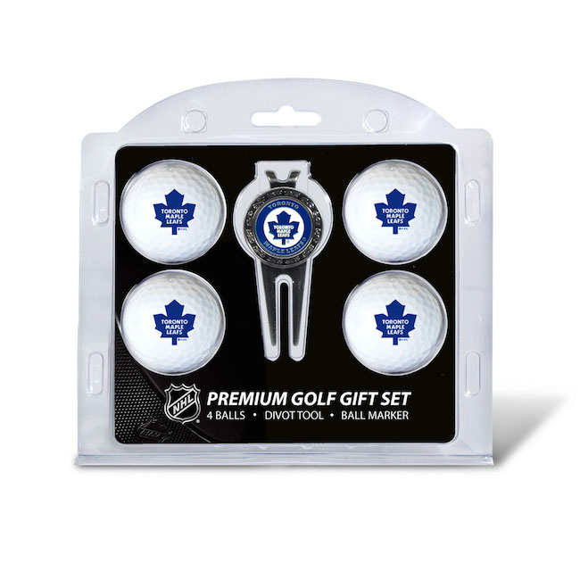 Toronto Maple Leafs 4 Golf Ball and Divot Tool Set