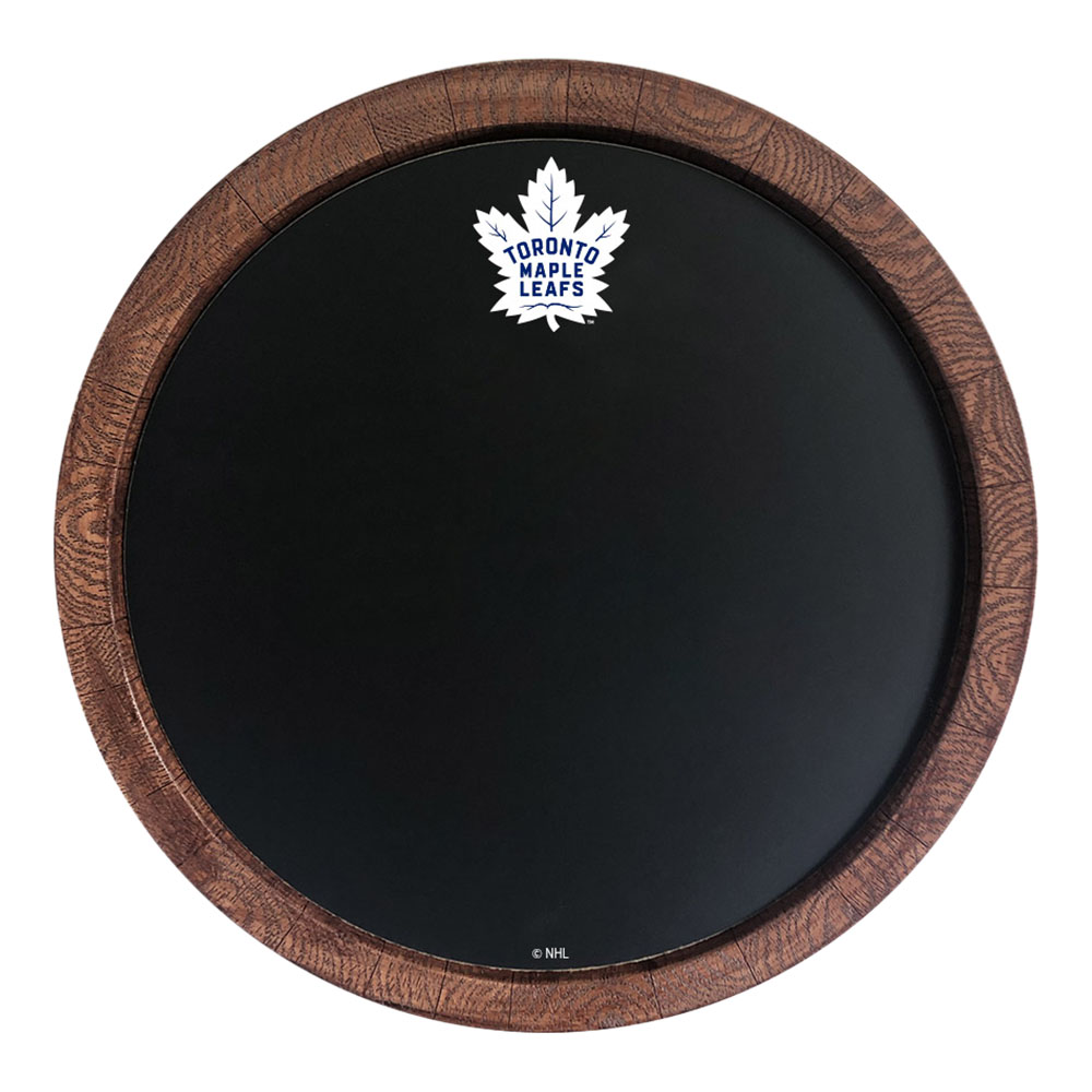 Toronto Maple Leafs Chalkboard FAUX Barrel Top Sign