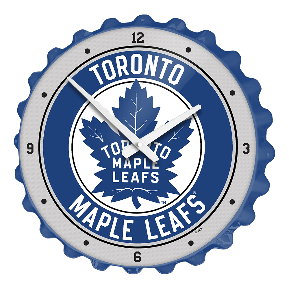 Toronto Maple Leafs Bottle Cap Wall Clock