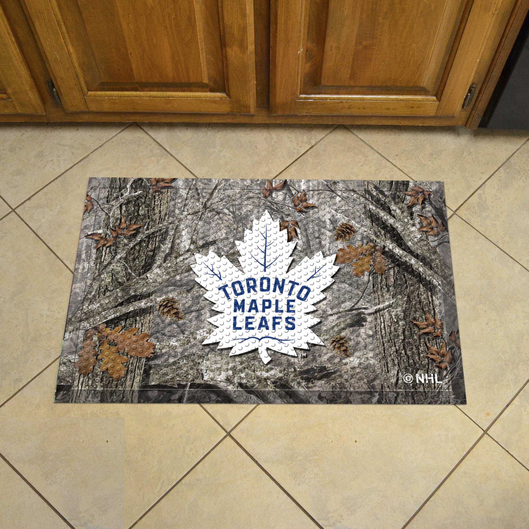 Toronto Maple Leafs Camo Style SCRAPER Door Mat