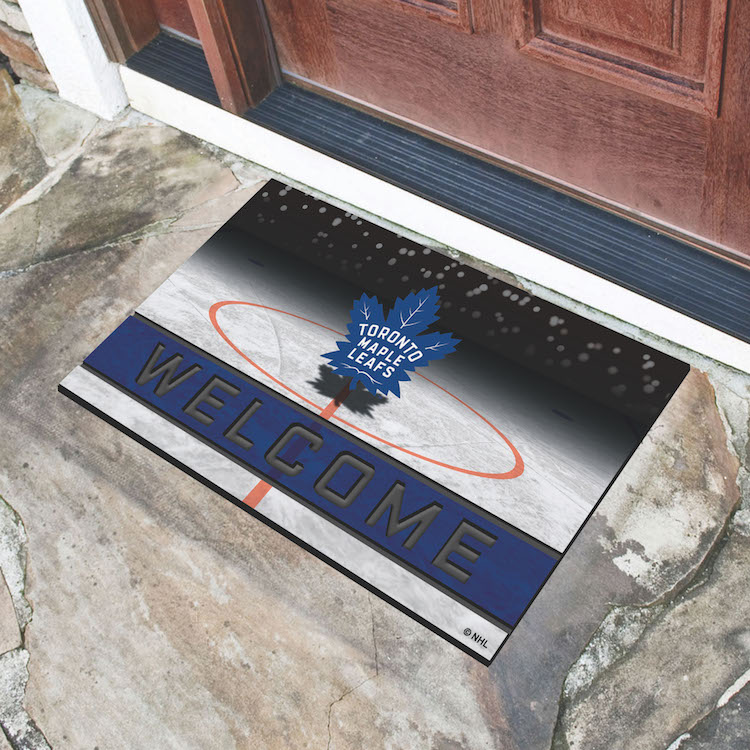 Toronto Maple Leafs Recycled Crumb Rubber Door Mat