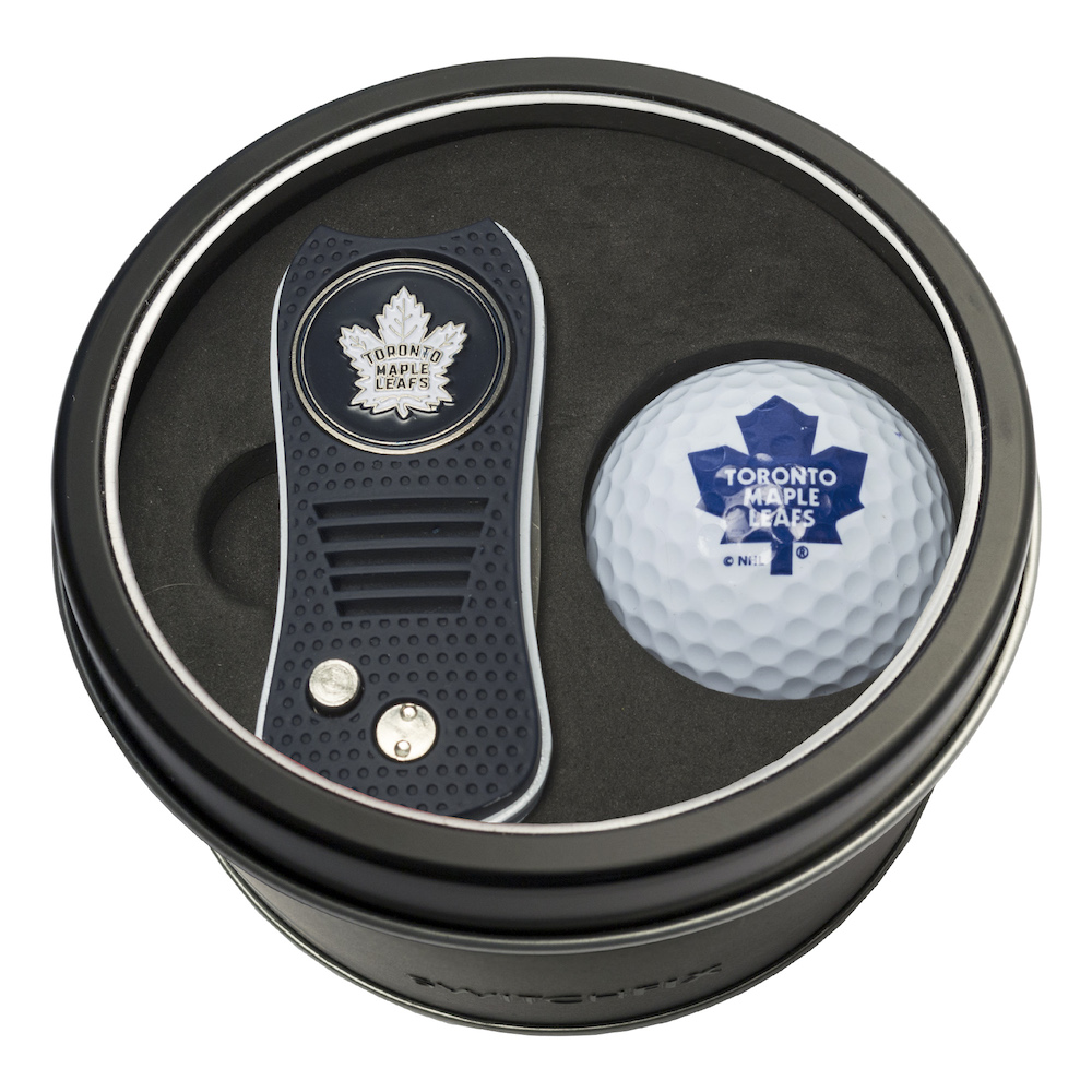 Toronto Maple Leafs Switchblade Divot Tool and Golf Ball Gift Pack