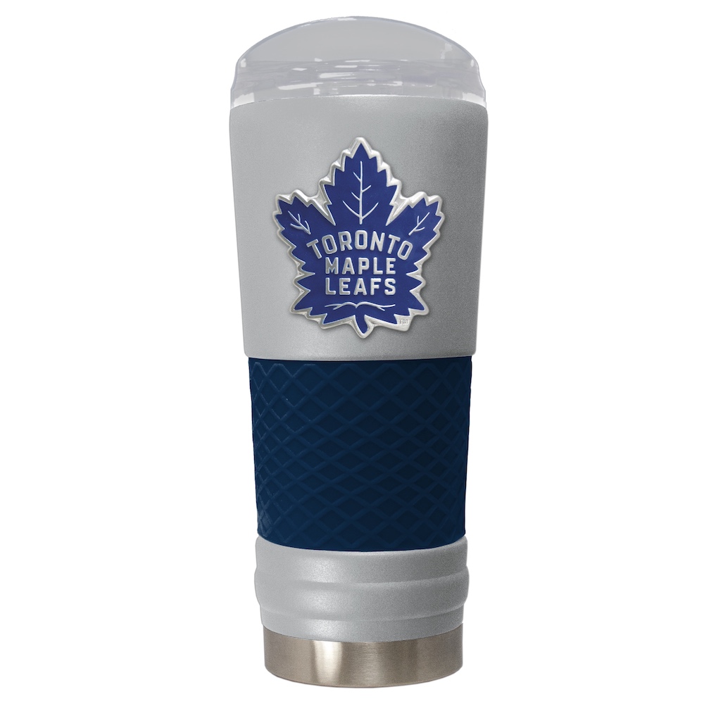 Toronto Maple Leafs 24 oz DRAFT SERIES NHL Powder Coated Insulated Travel Tumbler