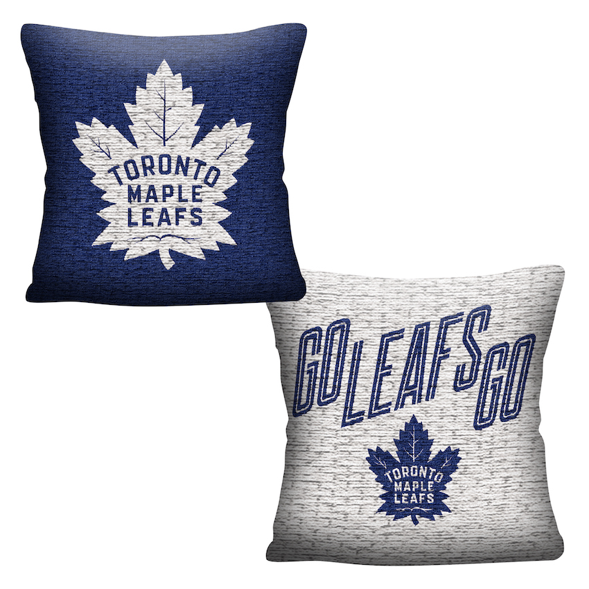 Toronto Maple Leafs Double Sided INVERT Woven Pillow