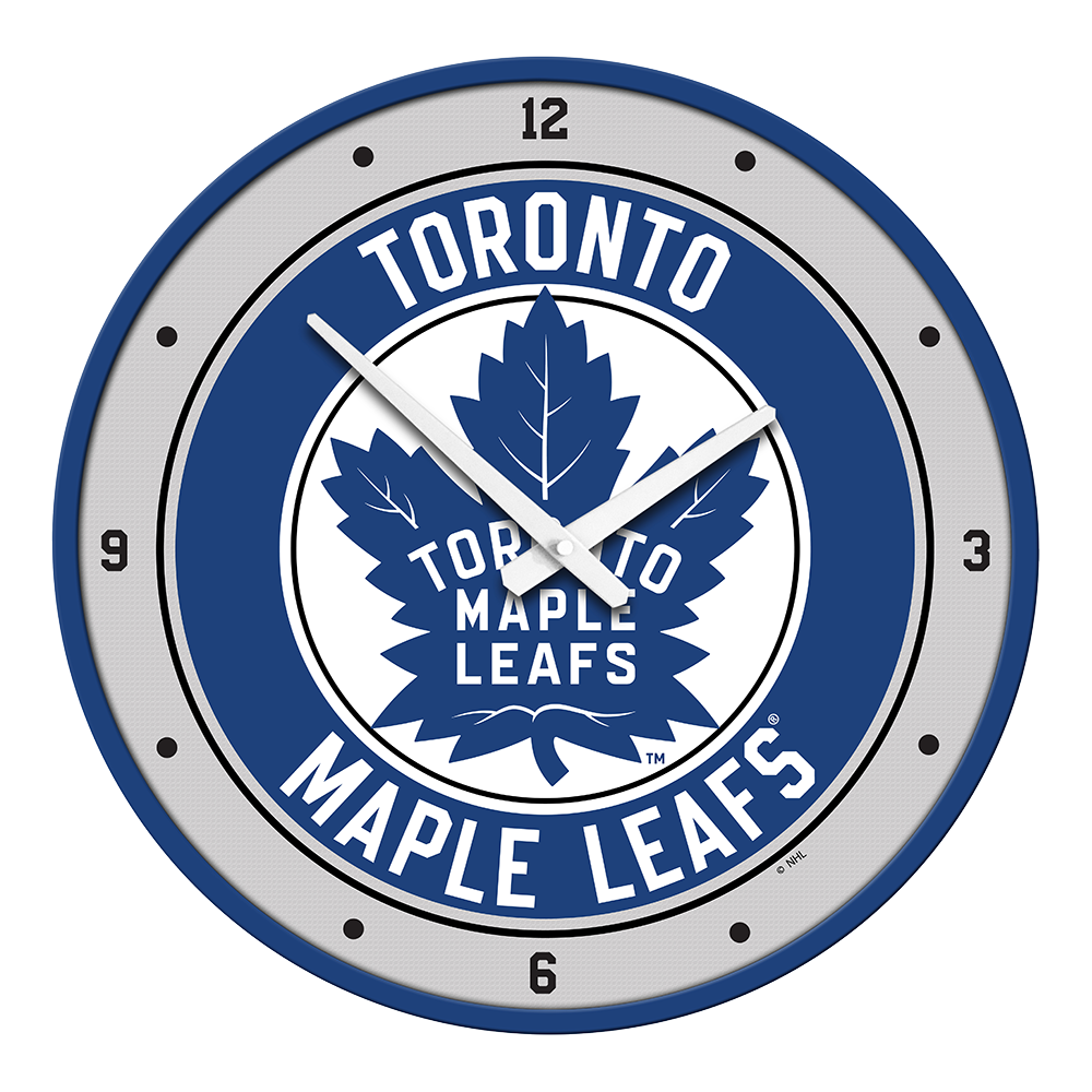 Toronto Maple Leafs Modern Disc Wall Clock