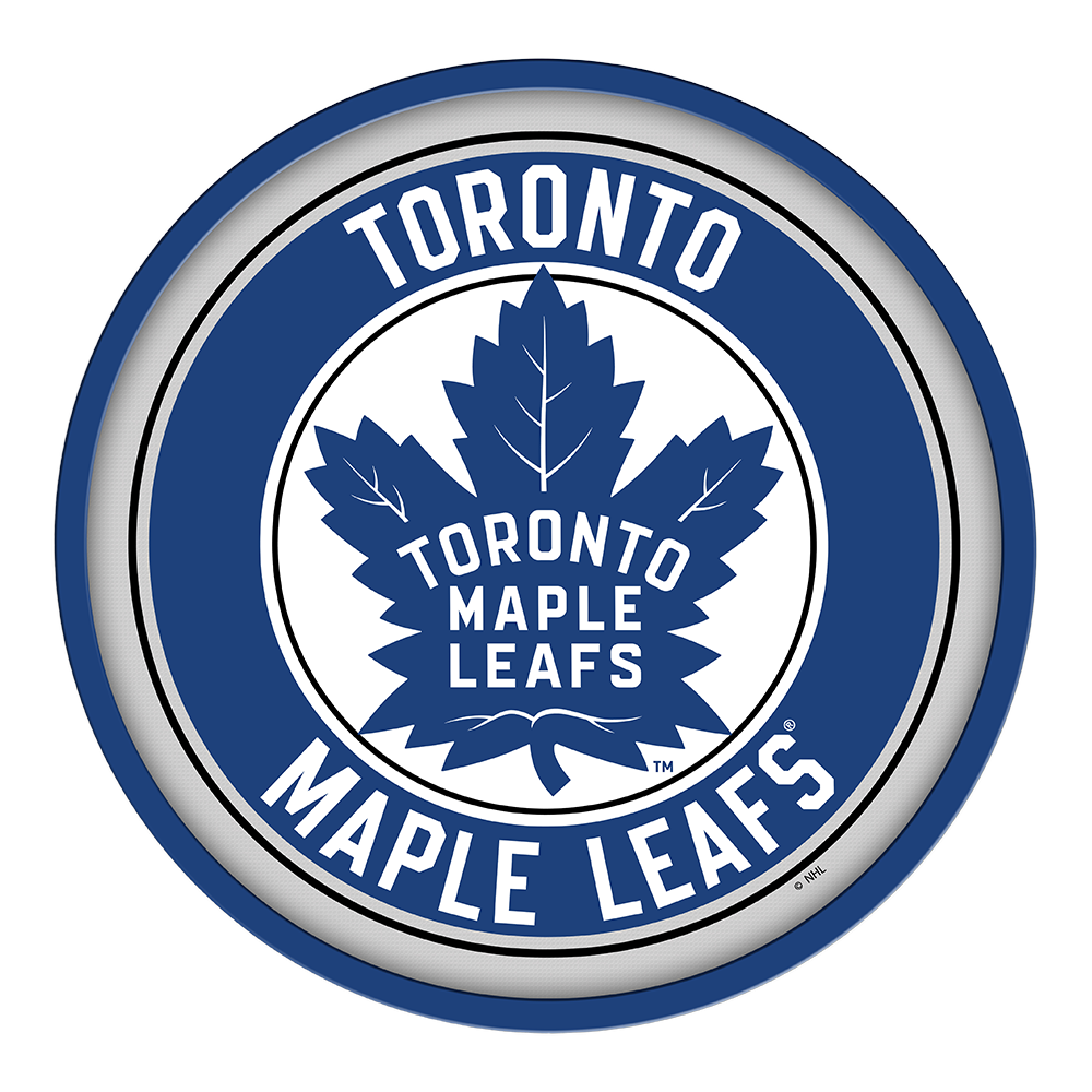 Toronto Maple Leafs Modern Disc Wall Sign