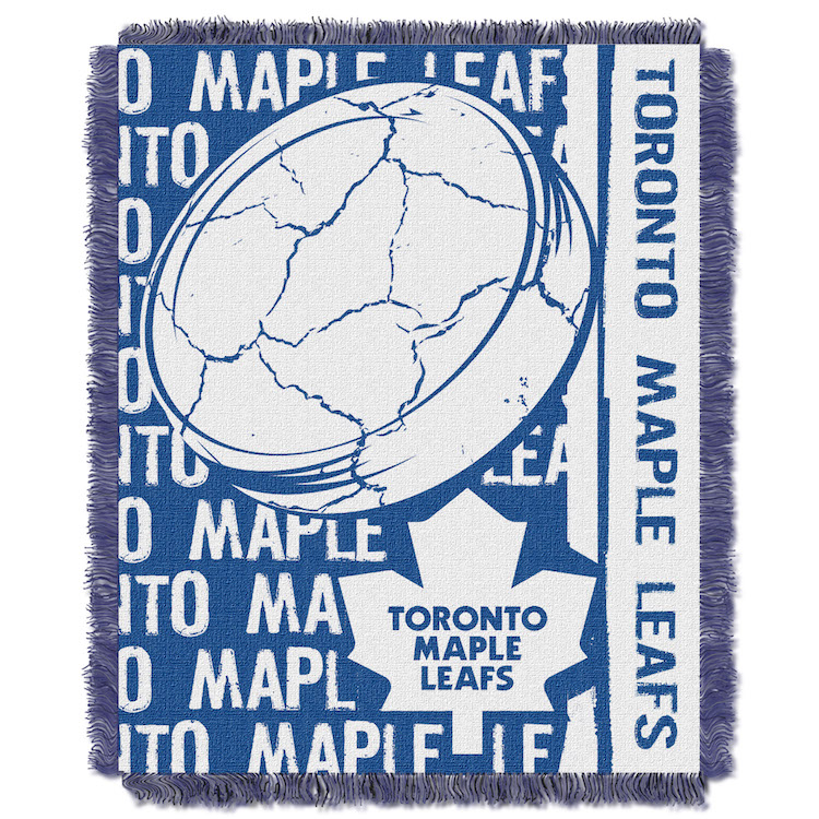 Toronto Maple Leafs Double Play Tapestry Blanket 48 x 60