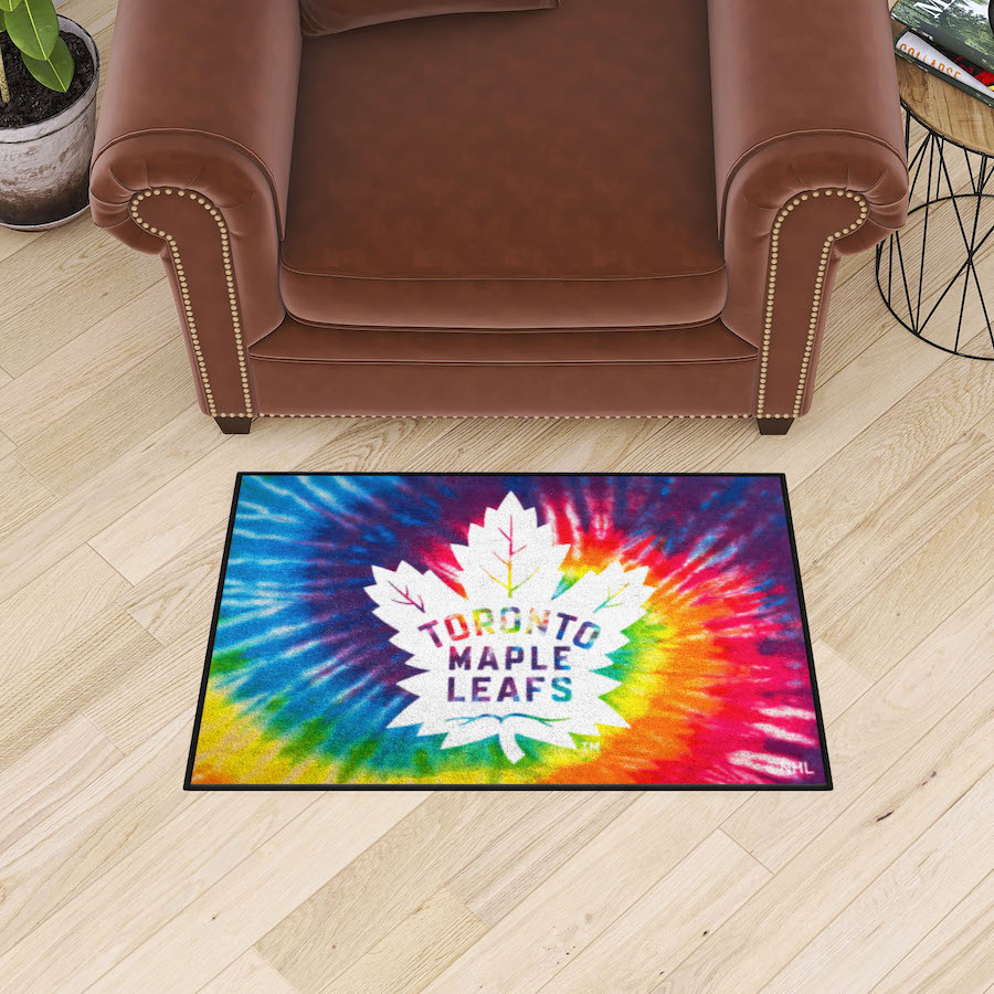 Toronto Maple Leafs TIE-DIE 20 x 30 Starter Floor Mat