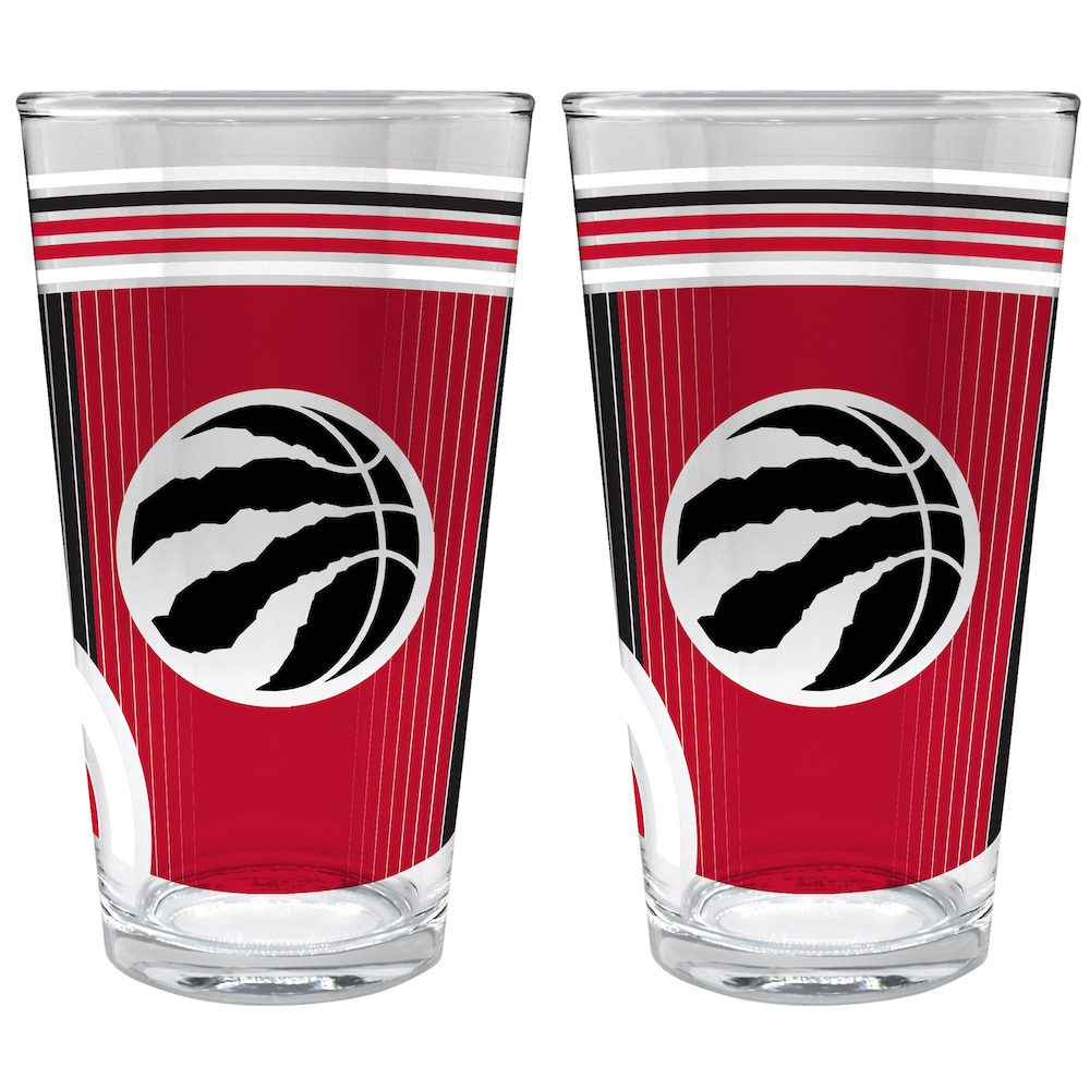 Toronto Raptors COOL VIBES 2 pc Pint Glass Set