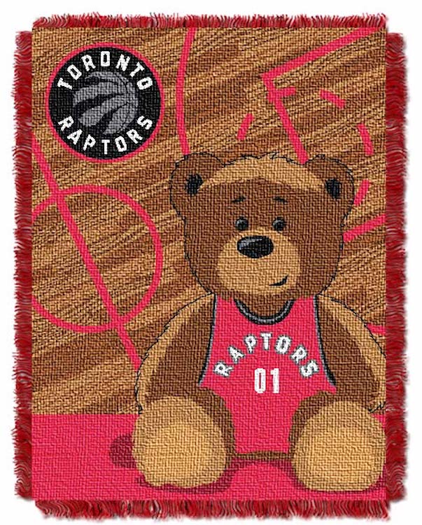 Toronto Raptors Woven Baby Blanket 36 x 48