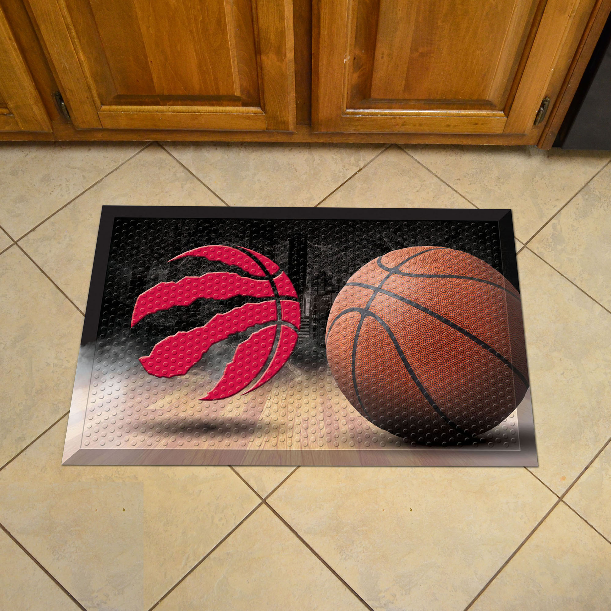 Toronto Raptors Ball Style SCRAPER Door Mat