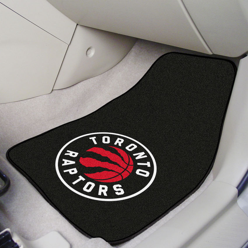 Toronto Raptors Car Floor Mats 18 x 27 Carpeted-Pair