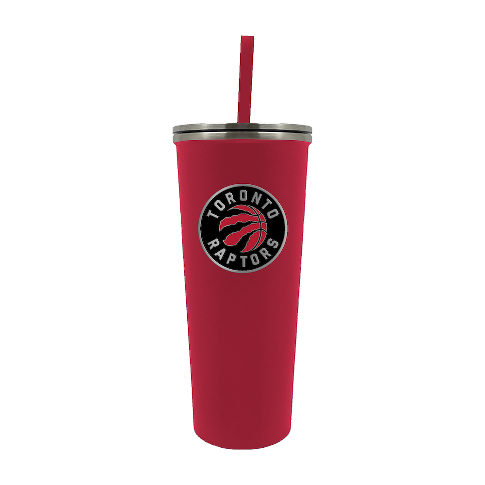 Toronto Raptors 24 oz Team Color Skinny Tumbler