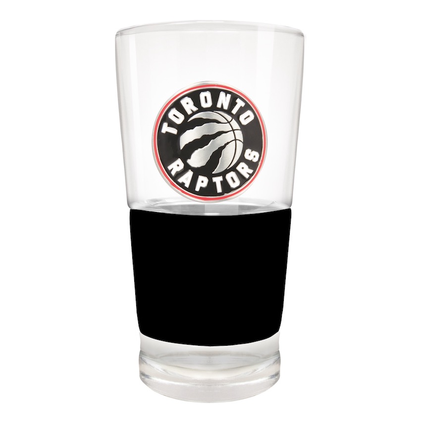 Toronto Raptors 22 oz Pilsner Glass with Silicone Grip