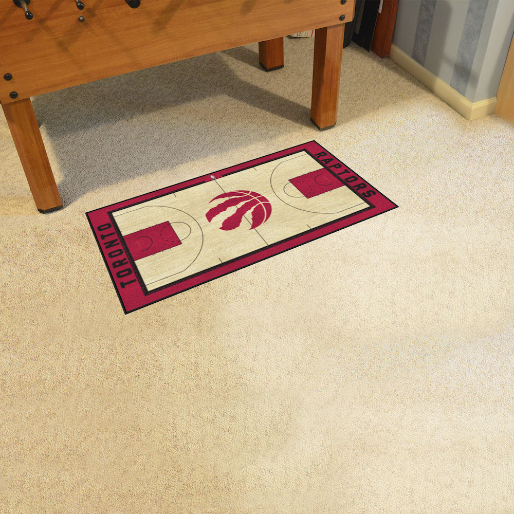 Toronto Raptors 24 x 44 Basketball Court Carpet Runner