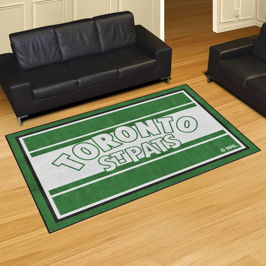 Toronto St. Pats Vintage 5x8 Area Rug - Throwback Logo