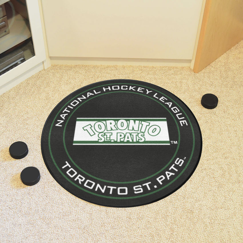 Toronto St. Pats Vintage Puck Mat - Throwback Logo