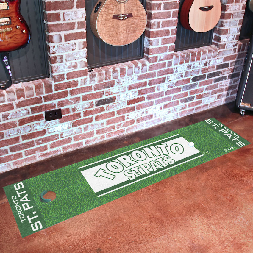 Toronto St. Pats Vintage 18 x 72 in Putting Green Mat with Throwback Logo