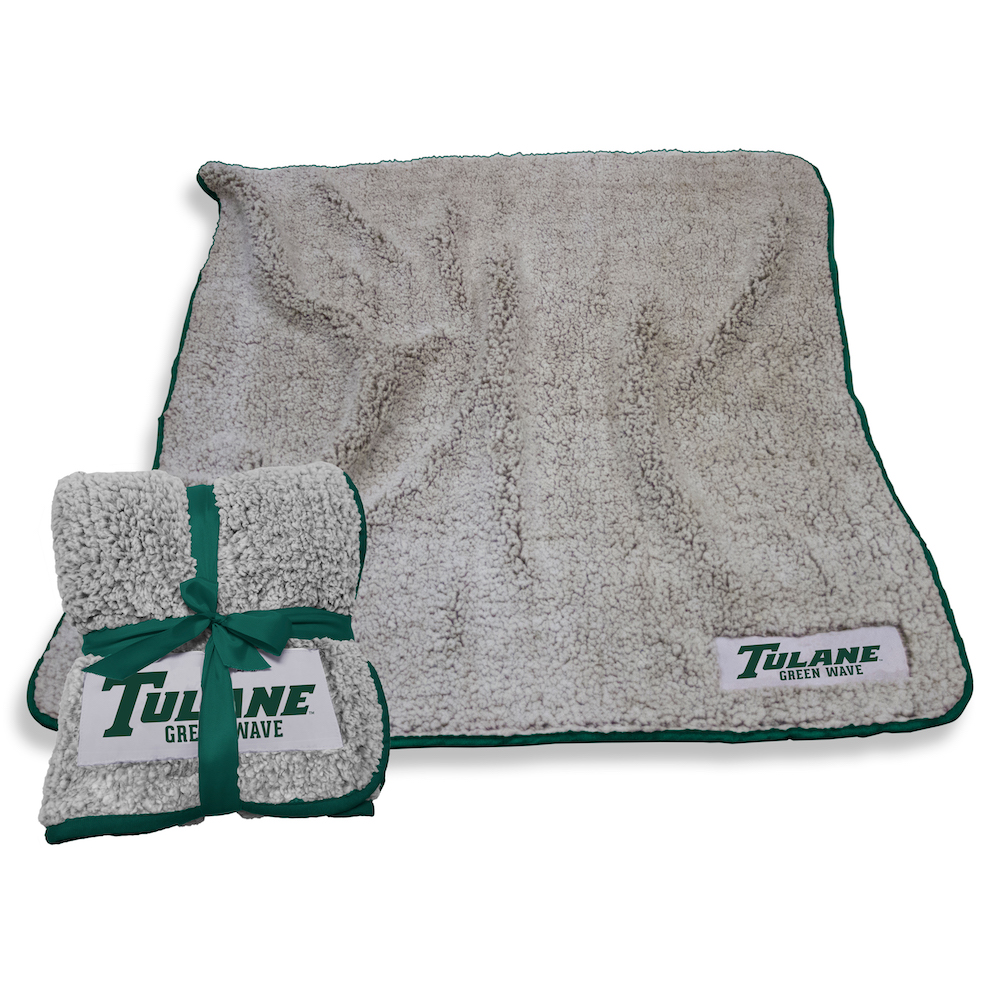 Tulane Green Wave Frosty Throw Blanket