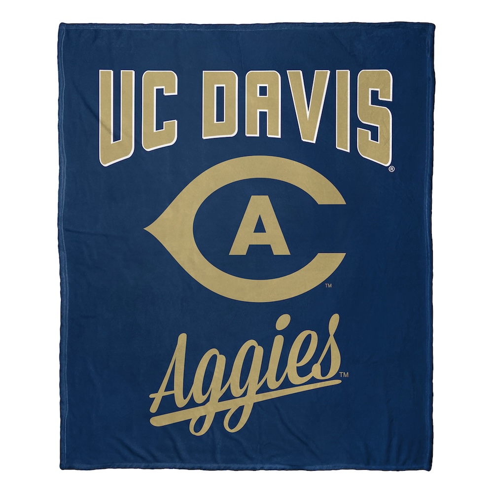 UC Davis Aggies ALUMNI Silk Touch Throw Blanket 50 x 60 inch