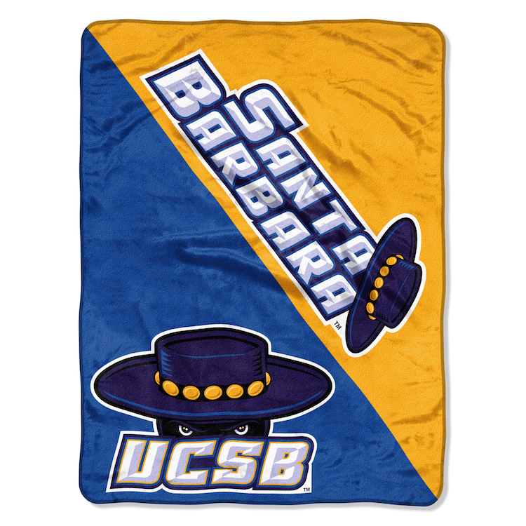 UC Santa Barbara Gauchos Micro Raschel 50 x 60 Team Blanket