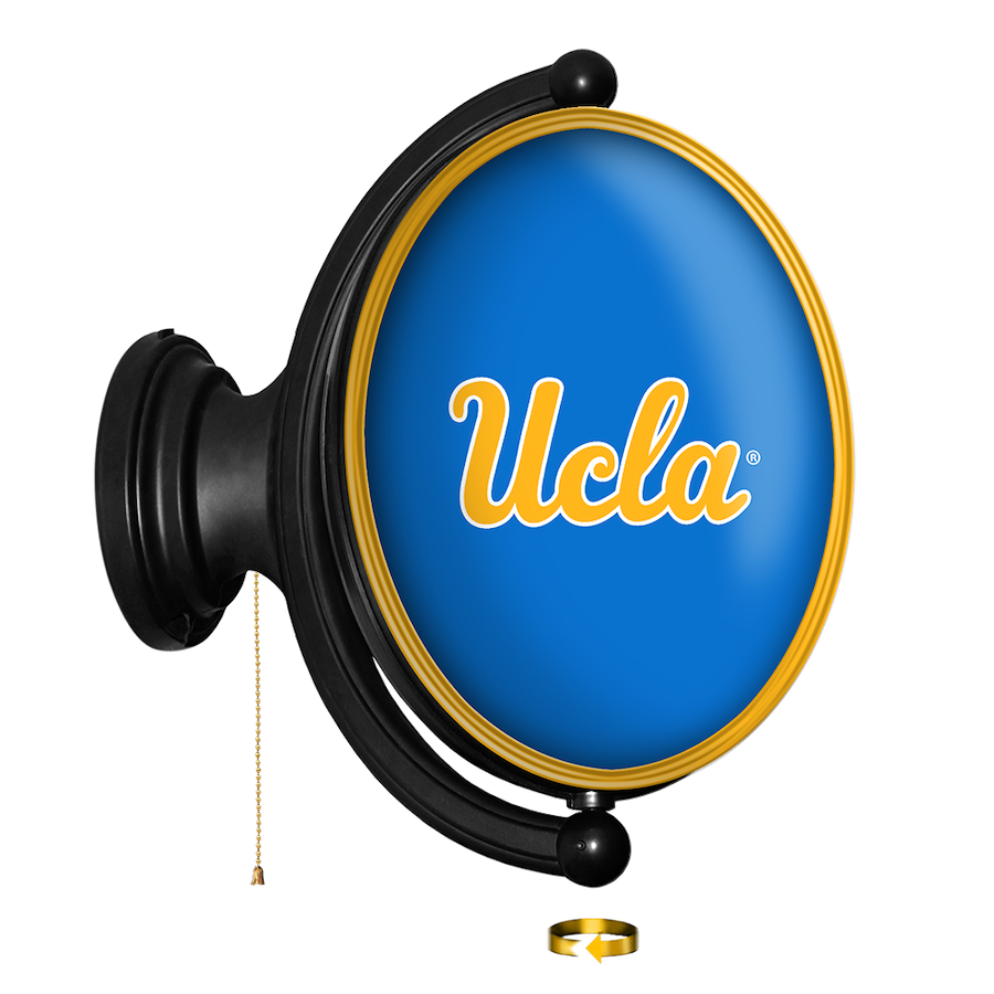 UCLA Bruins LED Rotating Wall Sign ~ OVAL